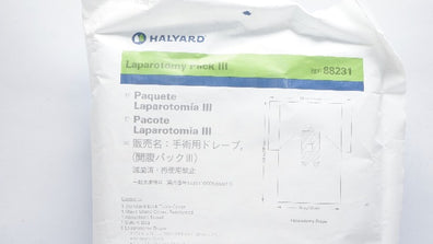 Halyard 88231 Laparotomy Pack III 104inch x 76inch x 120inch (x)